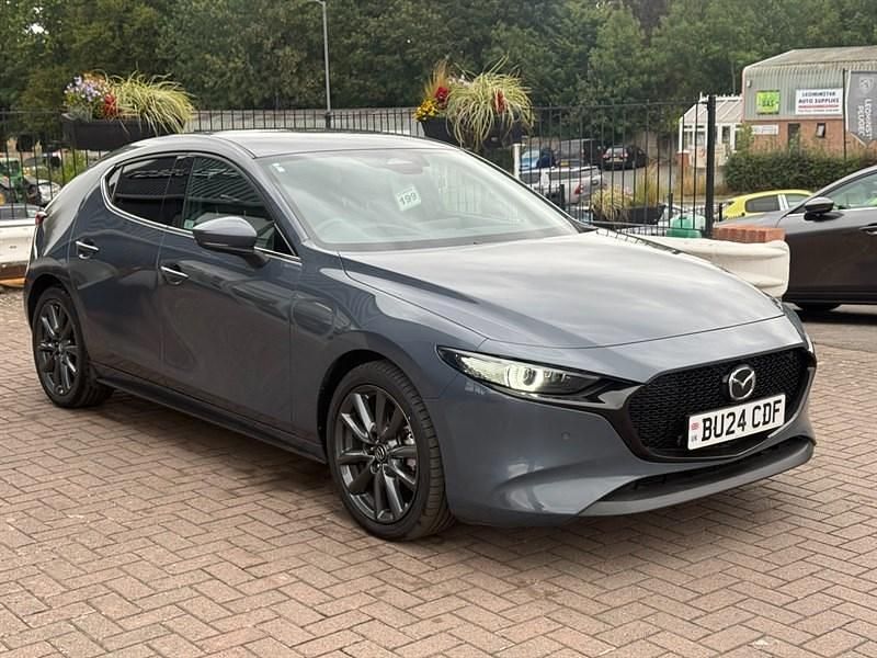 Grey Used 2024 Mazda 3 Takumi-Line Hatchback | £21,399 (Expensive) - Image 1/4