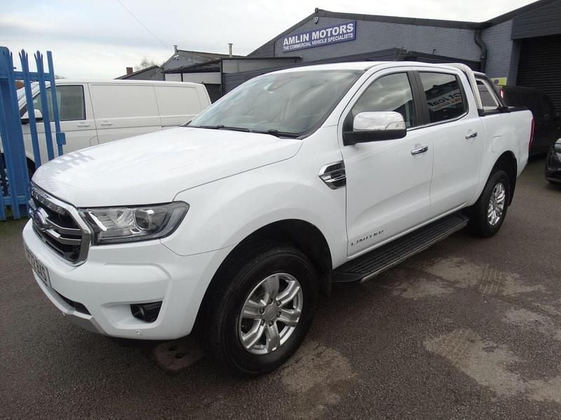 White Used 2022 Ford Ranger Limited Pickup | £12,499 (Fair price) - Image 1/4