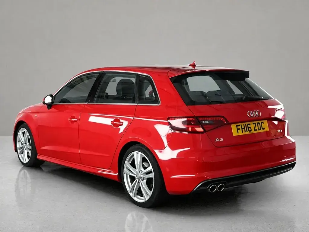 Used Audi A3 Sportback S-Line 2016 Red Hatchback