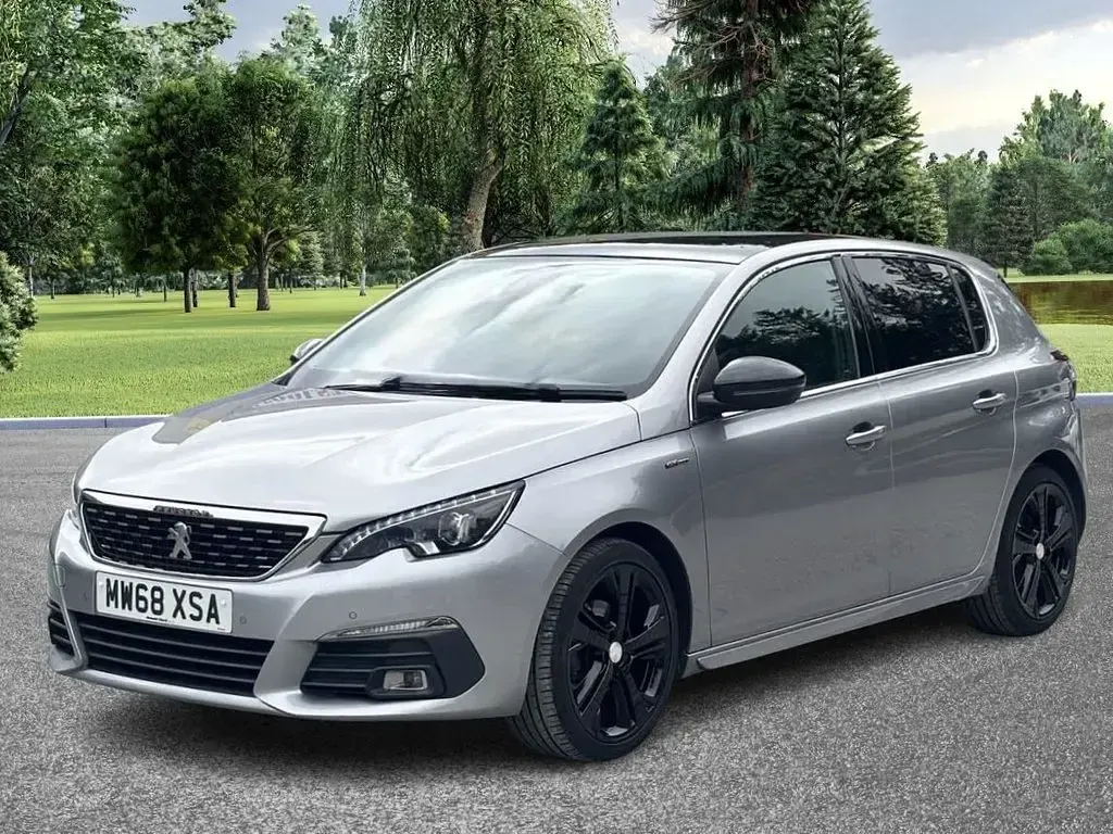Used Peugeot 308 GT-line 130 HP (95 kW) 2019 Grey Hatchback