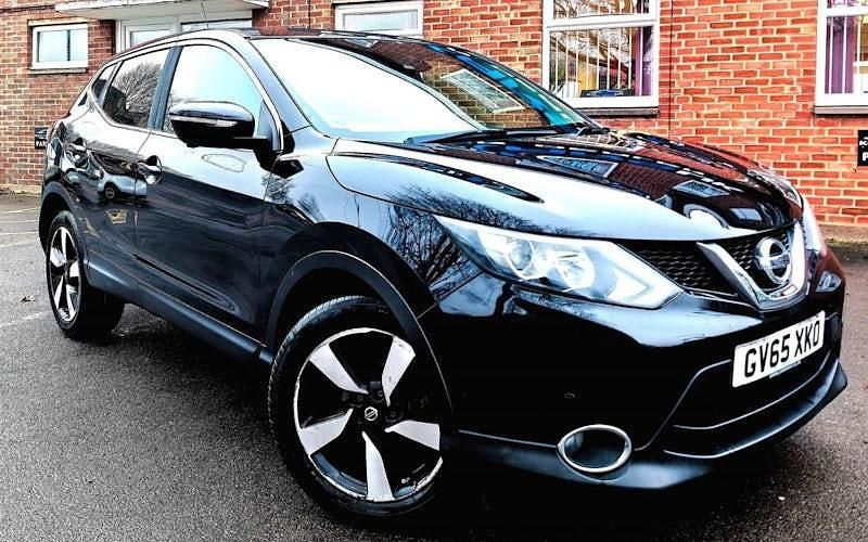 Used Nissan Qashqai N-TEC 110 HP (80 kW) 2015 Black SUV