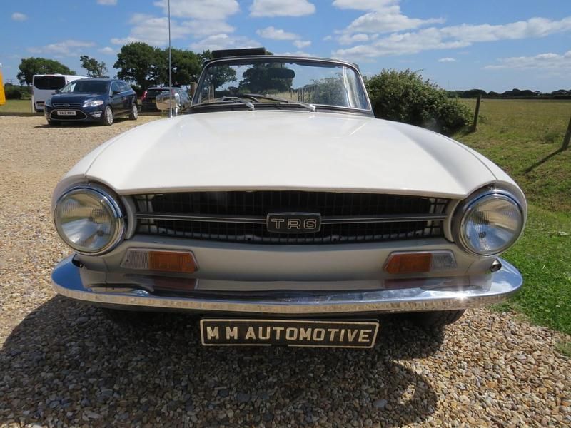 Used Triumph TR6 150 HP (110 kW) 1972 White Cabriolet