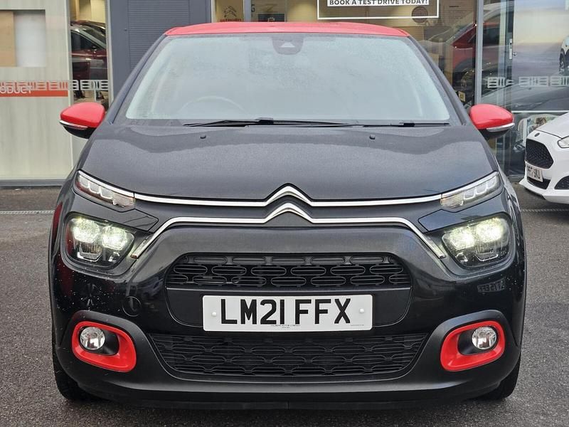 Black Used 2021 Citroën C3 PureTech Hatchback | £8,495 (Fair price) - Image 1/4