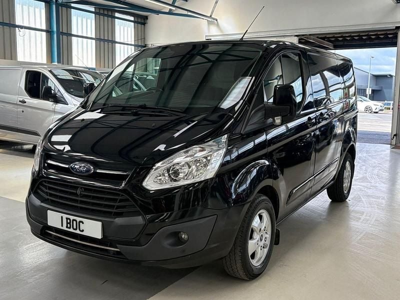 Used Ford Transit Custom Limited 130 HP (95 kW) 2018 Black Van