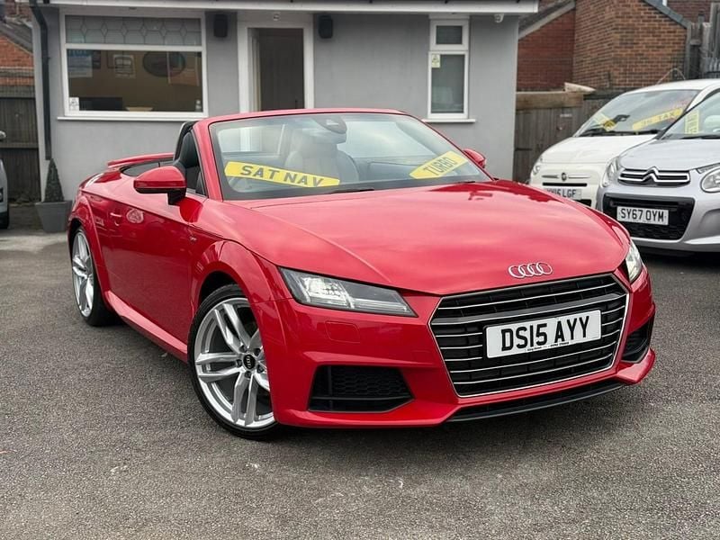 Red Used 2015 Audi TT S-Line Cabriolet | £10,995 (Fair price) - Image 1/4