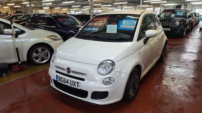 Used Fiat 500 S 69 HP (50 kW) 2014 White Hatchback