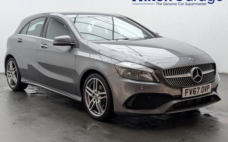 Grey Used 2017 Mercedes A180 AMG line Hatchback | £10,450 (Fair price) - Image 1/4