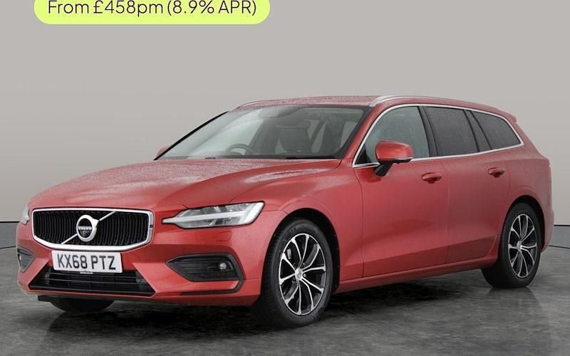 Used Volvo V60 Momentum 150 HP (110 kW) 2018 Red Estate