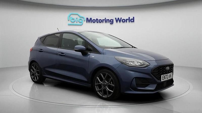 Used Ford Fiesta ST-Line 100 HP (73 kW) 2023 Blue Hatchback
