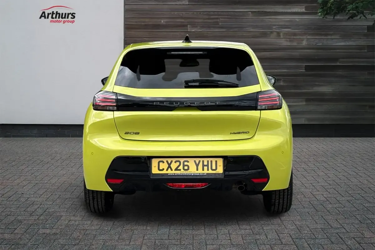 New Peugeot 208 Allure 2026 Yellow Hatchback