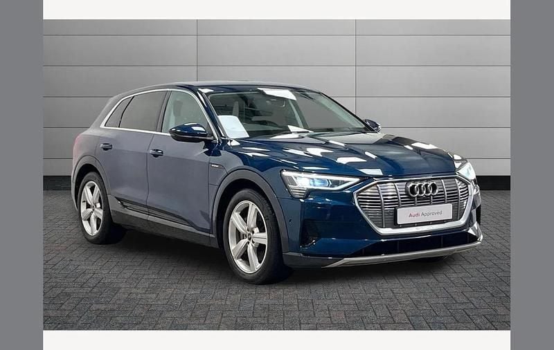 Galaxy blue Used 2021 Audi e-tron Comfort SUV | £17,695 (Fair price) - Image 1/4