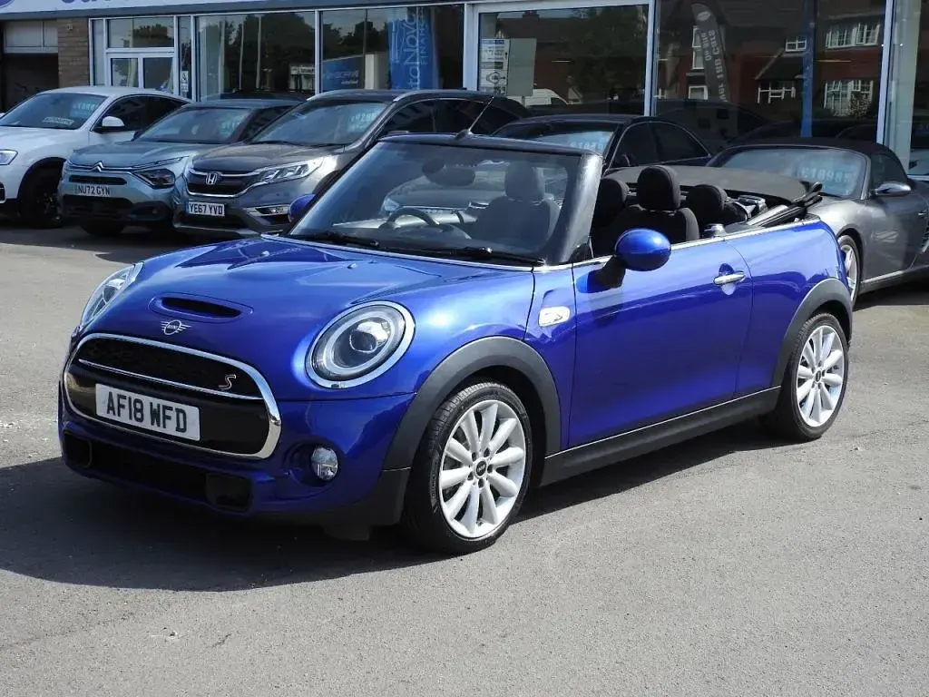Used Mini Cooper S Cabriolet Sport 2018 Blue Cabriolet
