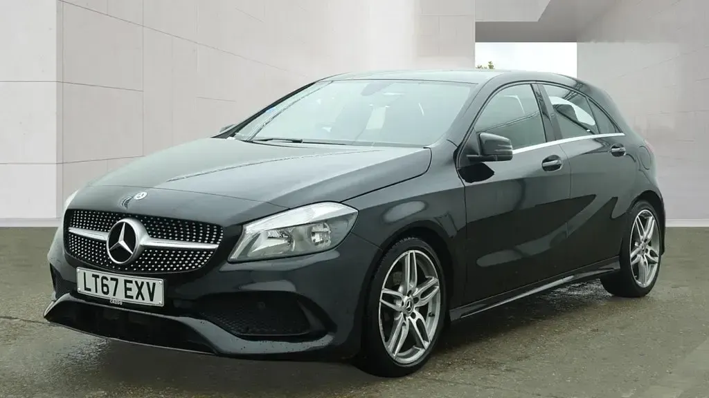 Used Mercedes A160 AMG line 2018 Obsidian black Hatchback