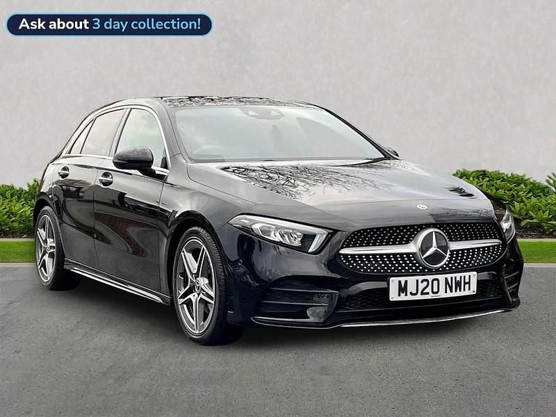 Black Used 2020 Mercedes A200 AMG Line Premium Hatchback | £16,199 (Fair price) - Image 1/4