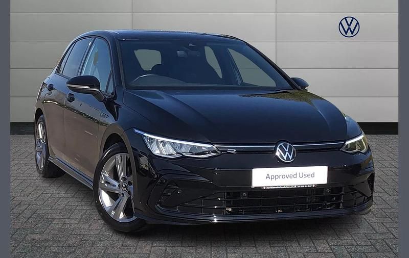 Black Used 2023 VW Golf VIII R-line Hatchback | £19,989 (Fair price) - Image 1/4