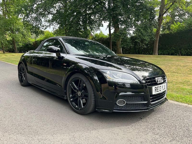 Black Used 2013 Audi TT S-Line Cabriolet | £7,250 (Fair price) - Image 1/4