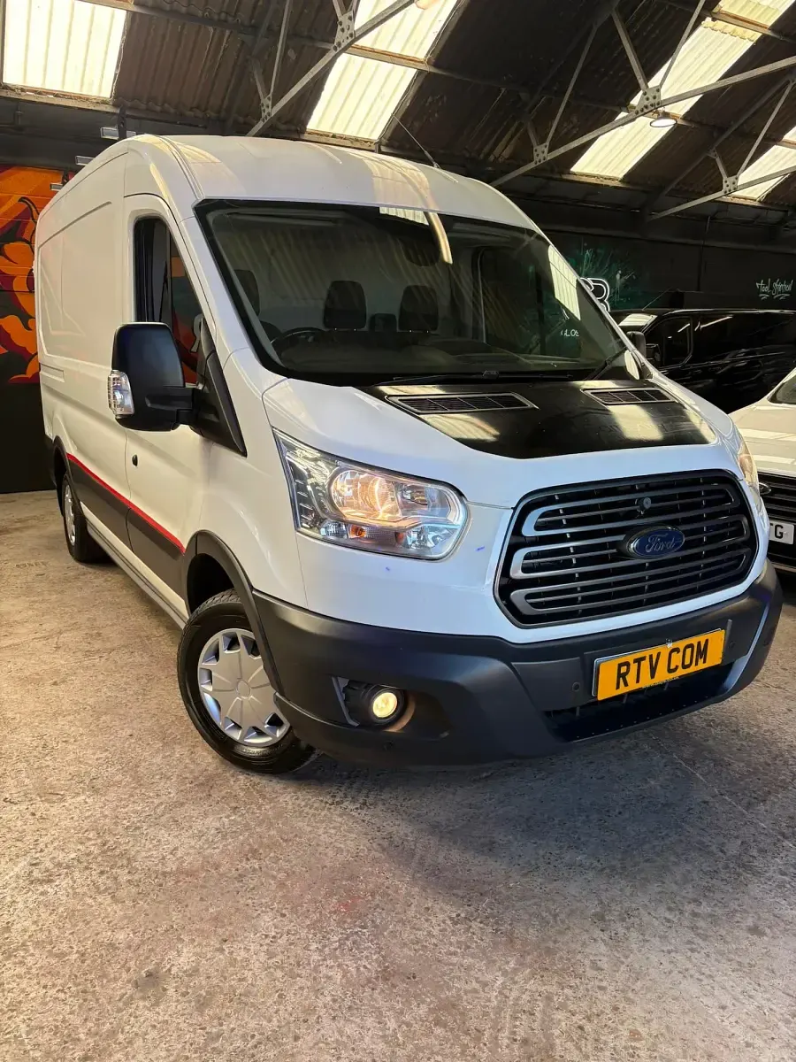 Used Ford Transit 130 HP (95 kW) 2017 White Van