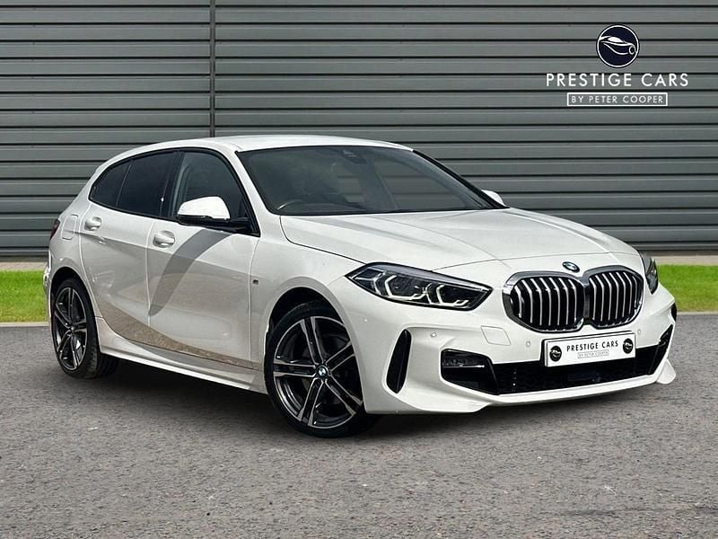 White Used 2022 BMW 118 M Sport Hatchback | £19,747 (Good price) - Image 1/4