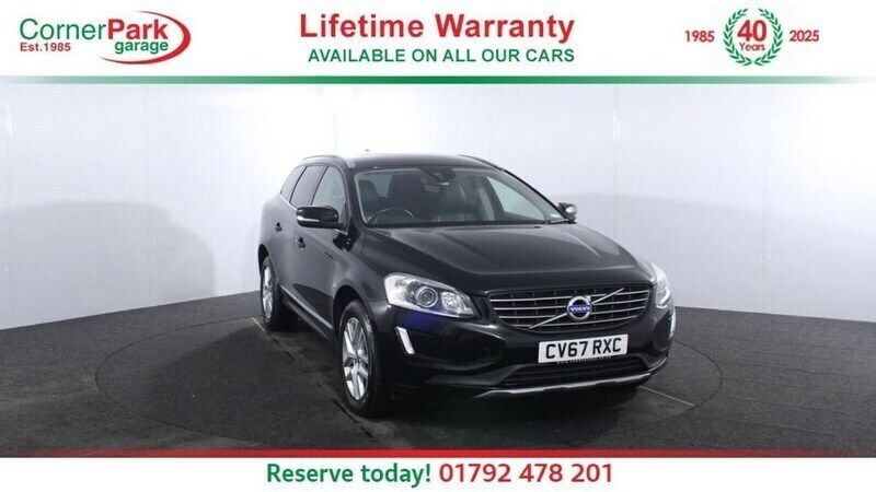 Black Used 2017 Volvo XC60 SE Lux SUV | £14,999 (Fair price) - Image 1/4