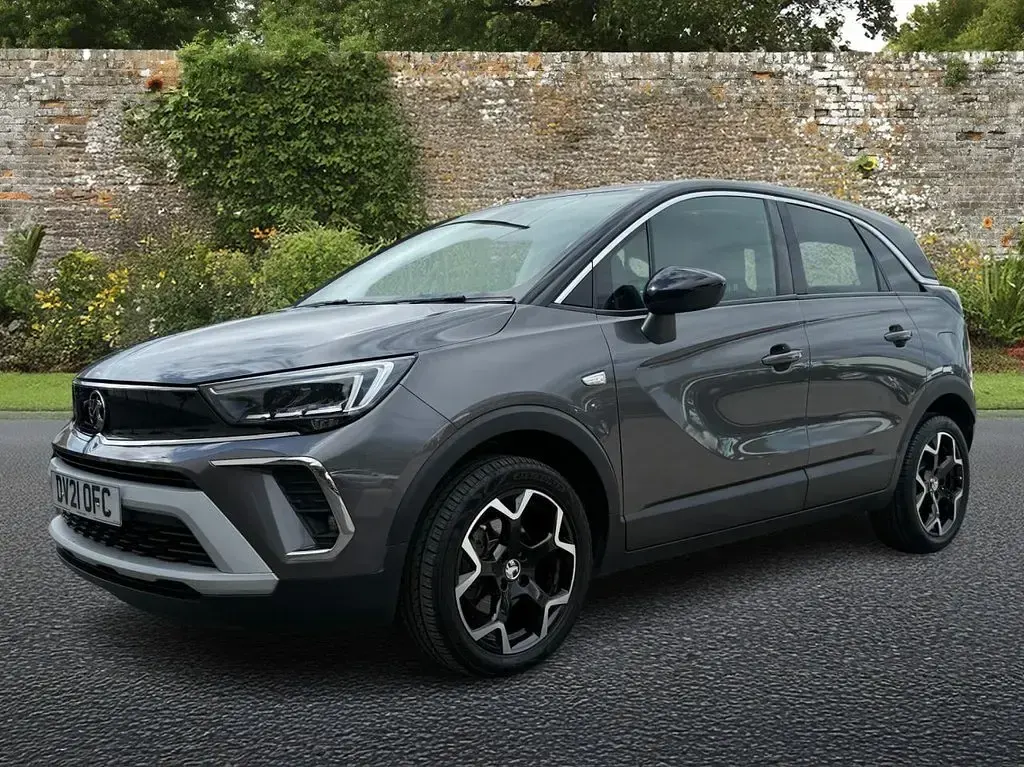 Used Vauxhall Crossland Elite 110 HP (80 kW) 2021 Grey SUV