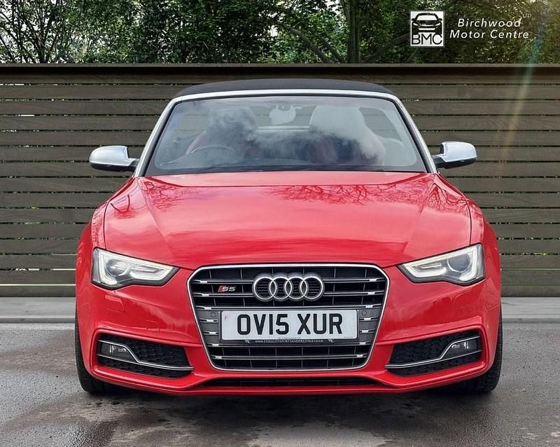 Used Audi S5 Cabriolet Comfort 333 HP (244 kW) 2015 Red Cabriolet