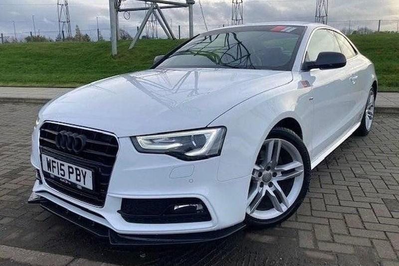 White Used 2015 Audi A5 S-Line Coupe | £7,475 (Good price) - Image 1/1