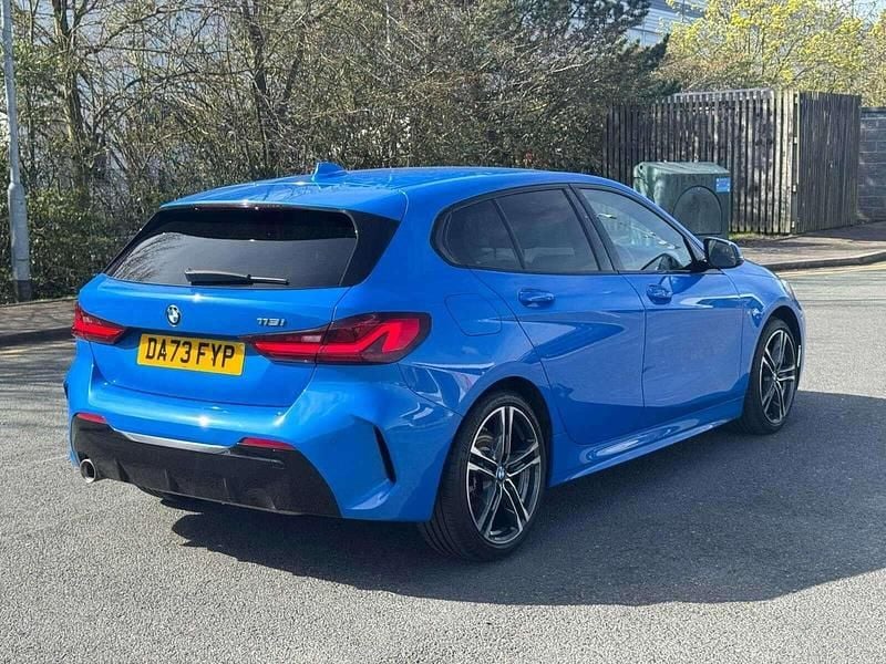 Used BMW 118 M Sport 134 HP (98 kW) 2023 Blue Hatchback