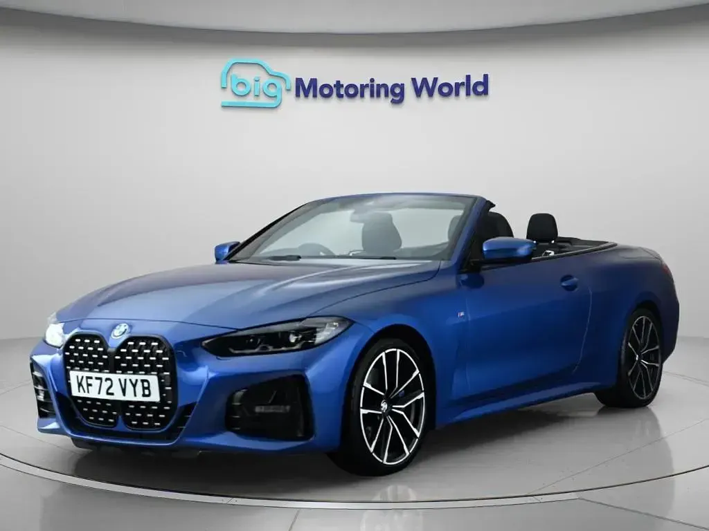 Used BMW 430 Cabriolet M Sport 245 HP (180 kW) 2022 Blue Cabriolet