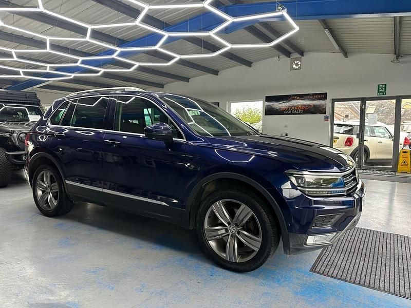 Begagnad VW Tiguan SEL 2016 Blå SUV