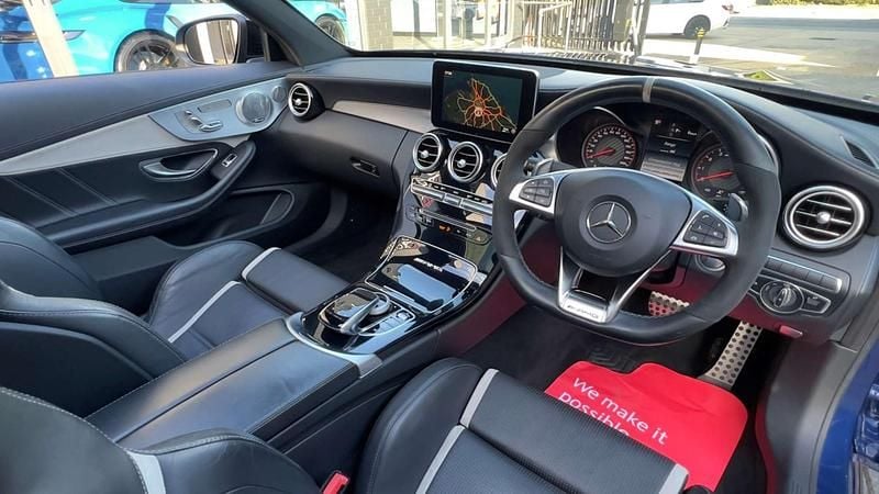 Used Mercedes C63S AMG Premium 2017 Blue Coupe