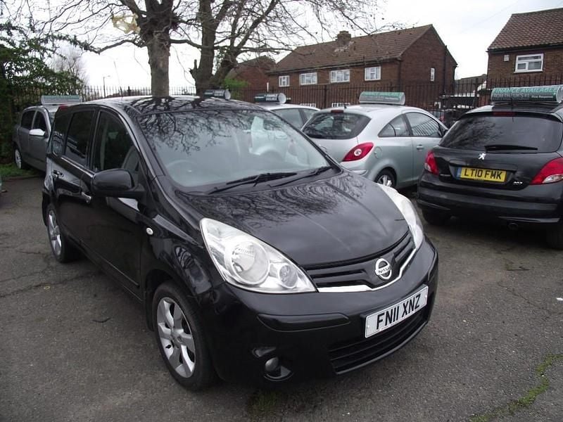 Used Nissan Note Tekna 110 HP (80 kW) 2011 Black MPV