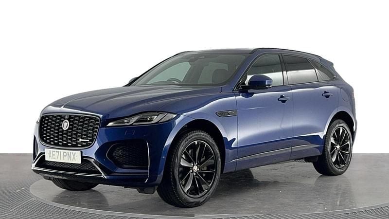 Blue Used 2021 Jaguar F-Pace R-Dynamic SUV | £27,420 (Good price) - Image 1/4