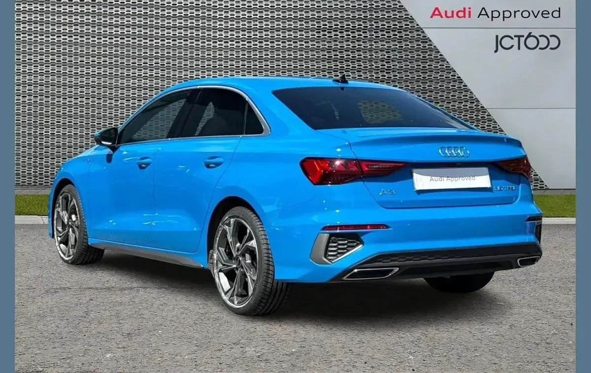Used Audi A3 S-Line 147 HP (108 kW) 2023 Blue Sedan