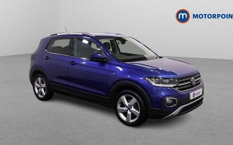 Blue Used 2021 VW T-Cross SEL SUV | £15,549 (Fair price) - Image 1/4