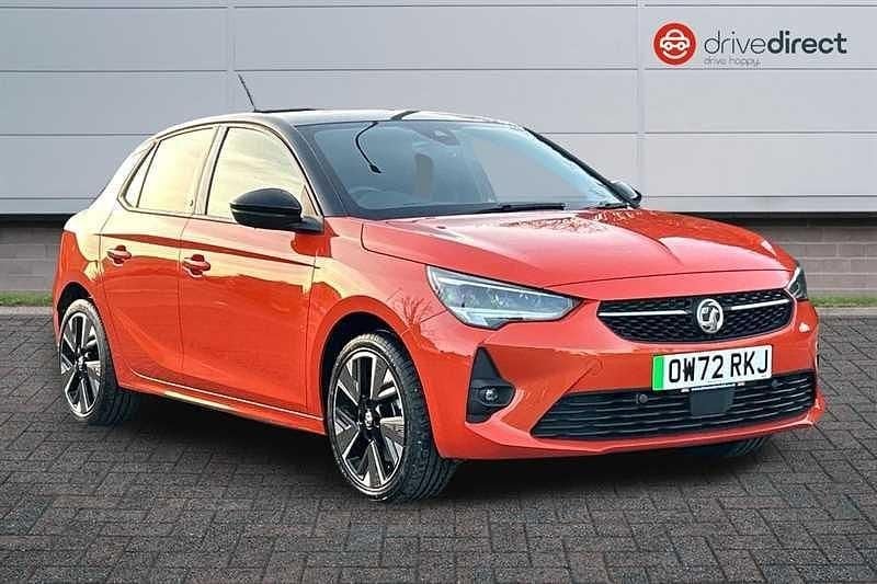 Used Vauxhall Corsa-e GS Line 100 kW (136 HP) 2022 Orange Hatchback