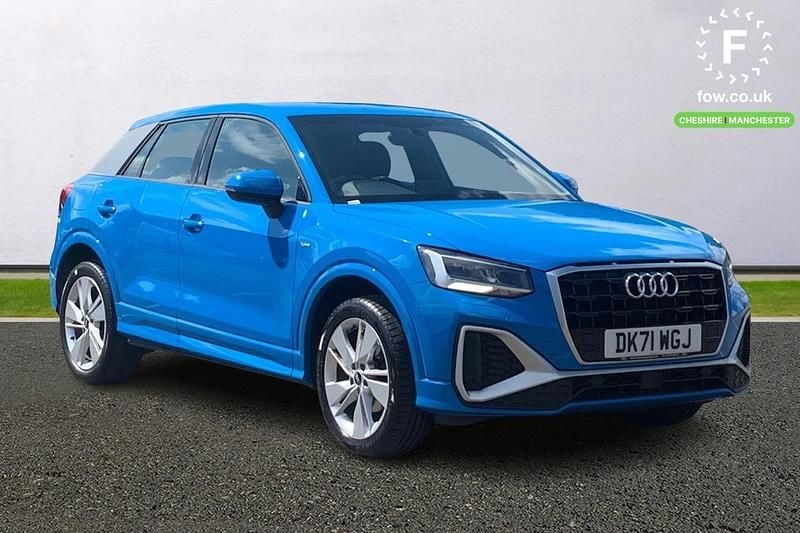 Blue Used 2021 Audi Q2 S-Line SUV | £16,999 (Good price) - Image 1/4