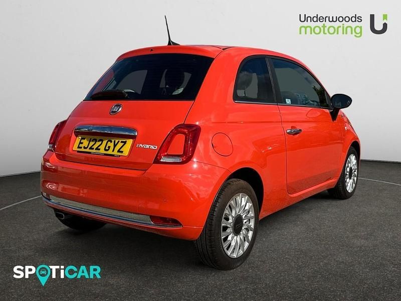 Orange Used 2022 Fiat 500 Dolcevita Hatchback | £9,495 (Fair price) - Image 1/4