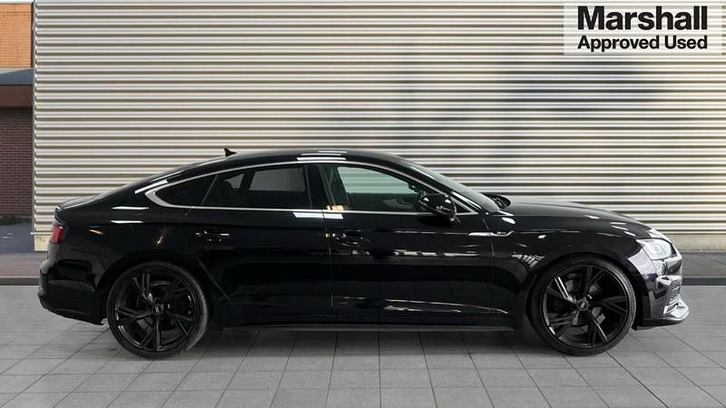 Used Audi A5 Sportback S-Line 150 HP (110 kW) 2019 Black Hatchback