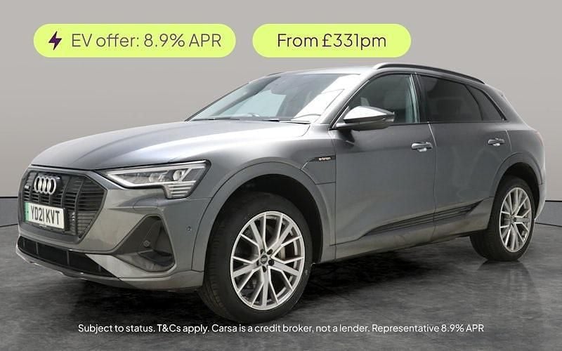 Grey Used 2021 Audi e-tron Black Edition SUV | £21,325 (Super price) - Image 1/3