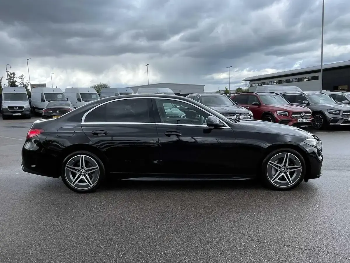 Used Mercedes C200 AMG line 204 HP (150 kW) 2025 Black Sedan