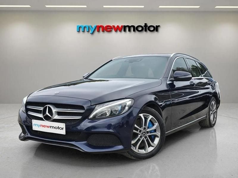 Blue Used 2017 Mercedes C350e Estate | £9,799 (Good price) - Image 1/4