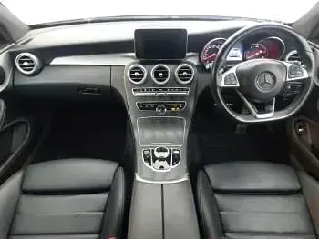 Used Mercedes C220 AMG line 170 HP (125 kW) 2018 Grey Coupe