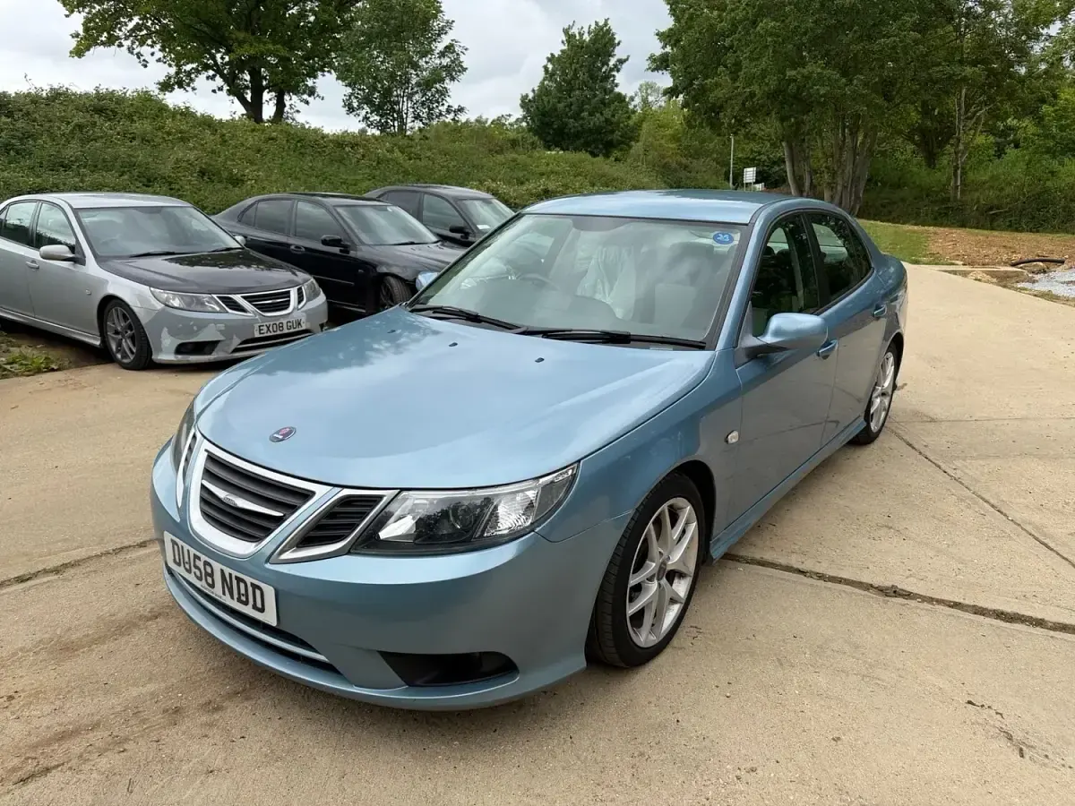 Used Saab 9-3 Anniversary 150 HP (110 kW) 2008 Blue Sedan