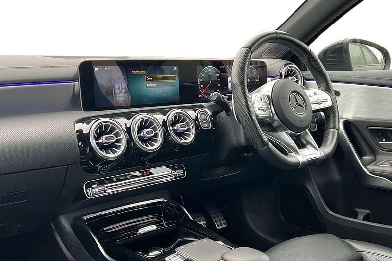 Used Mercedes A35 AMG Active 306 HP (225 kW) 2019 Black Hatchback