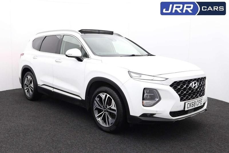 Used Hyundai Santa Fe Premium SE 200 HP (147 kW) 2018 White SUV