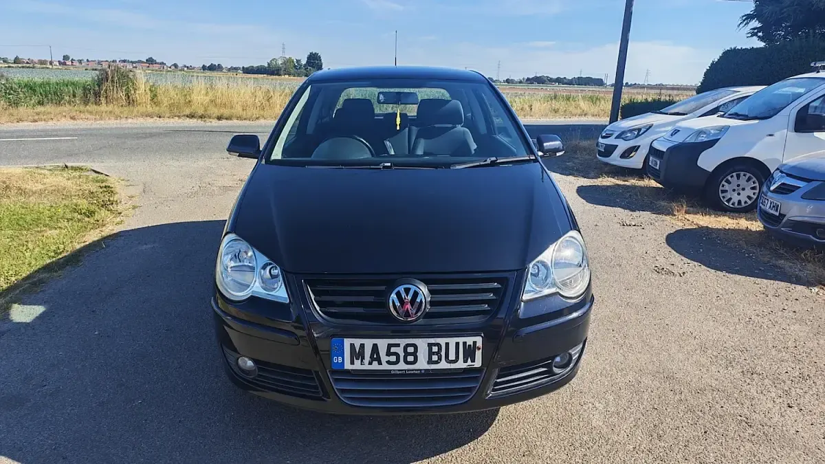 Used VW Polo Match 60 HP (44 kW) 2008 Black Hatchback