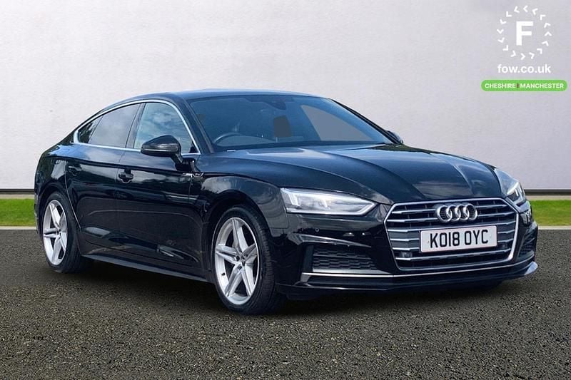 Black Used 2018 Audi A5 S-Line Coupe | £16,599 (Fair price) - Image 1/4