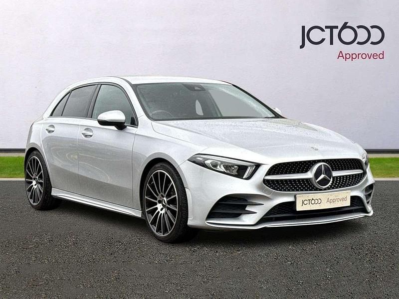 Used Mercedes A200 AMG line 161 HP (118 kW) 2020 Silver Hatchback
