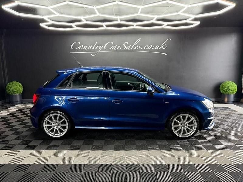 Used Audi A1 Sportback S-Line 150 HP (110 kW) 2015 Blue Hatchback