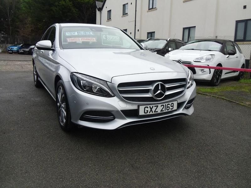 Silver Used 2014 Mercedes C220 Sedan | £8,995 (Fair price) - Image 1/4